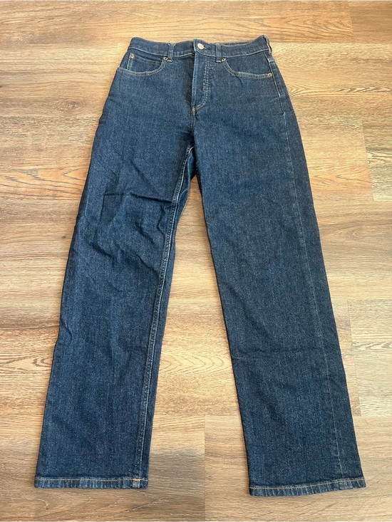 Everlane Denim - Everlane The Way-High Jean Dark Wash Straight Leg Size 26 Regular Casual Work